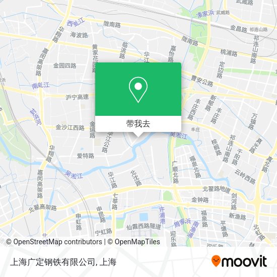 上海广定钢铁有限公司地图