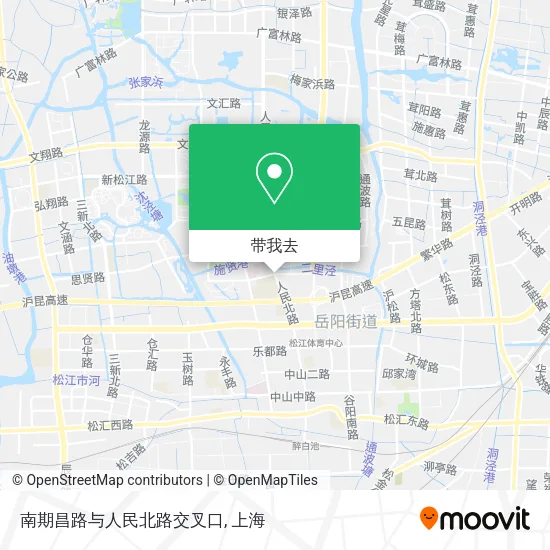 南期昌路与人民北路交叉口地图