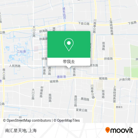 南汇星天地地图