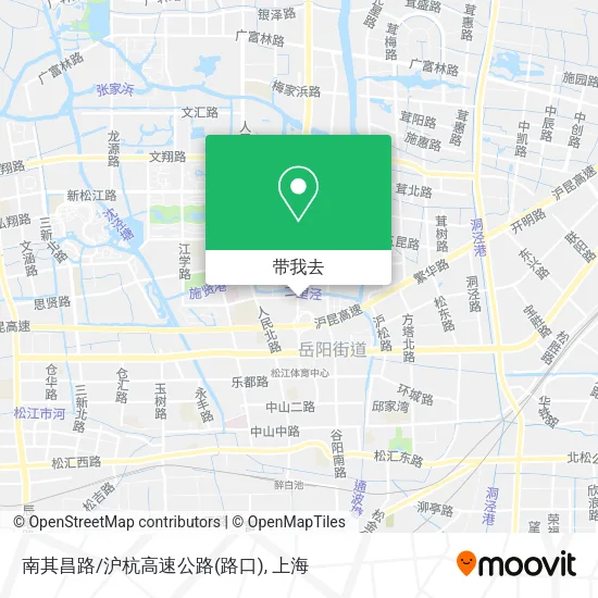 南其昌路/沪杭高速公路(路口)地图