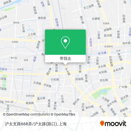 沪太支路668弄/沪太路(路口)地图