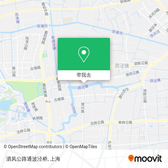 泗凤公路通波泾桥地图
