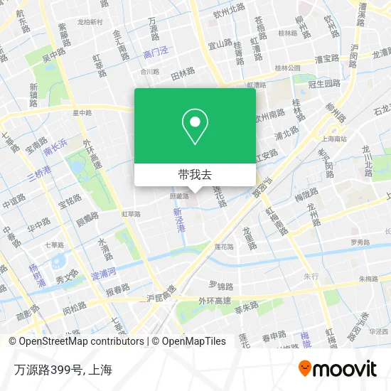 万源路399号地图