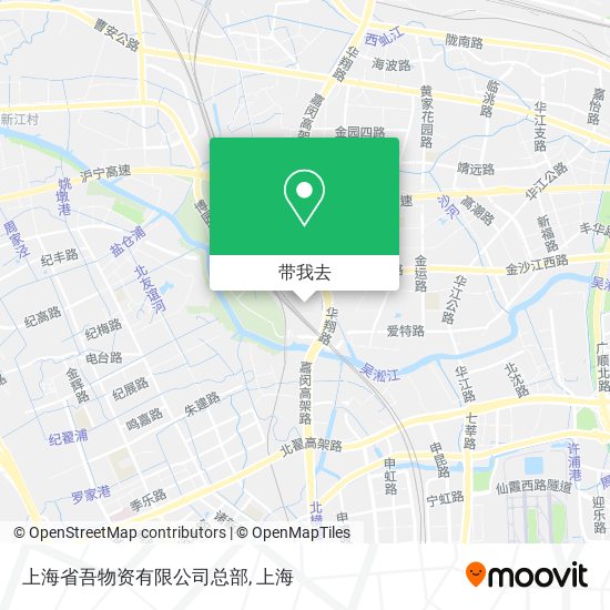 上海省吾物资有限公司总部地图