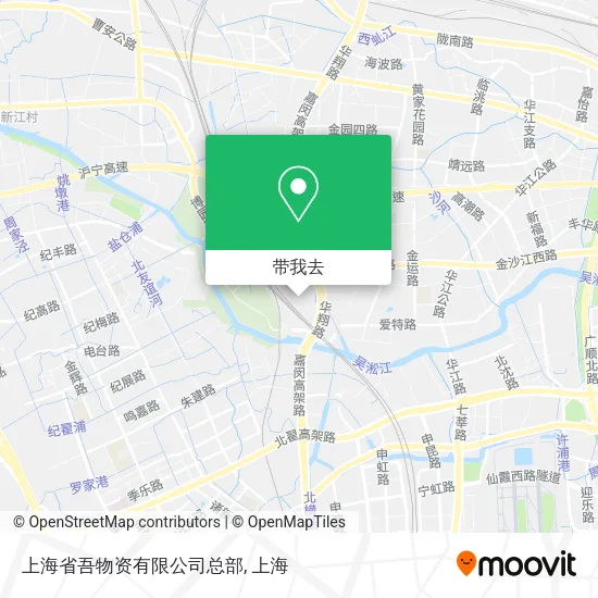 上海省吾物资有限公司总部地图