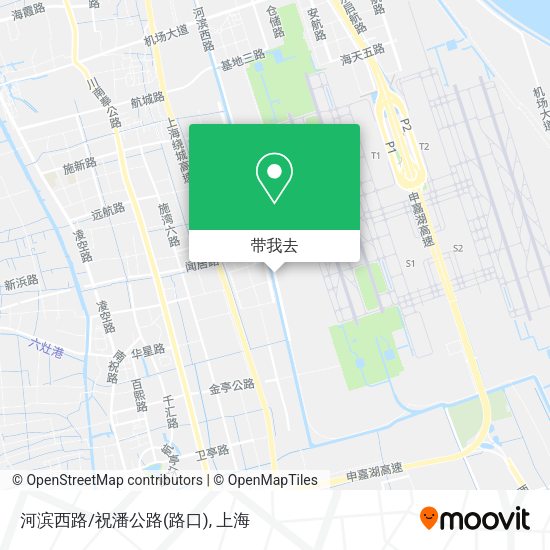 河滨西路/祝潘公路(路口)地图