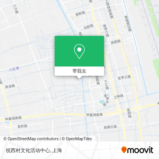 祝西村文化活动中心地图