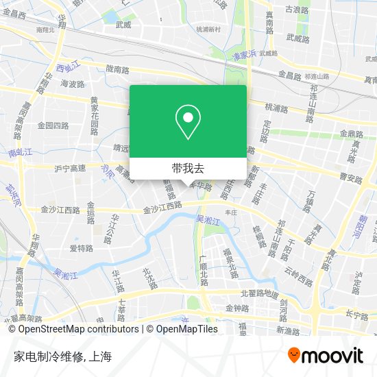 家电制冷维修地图