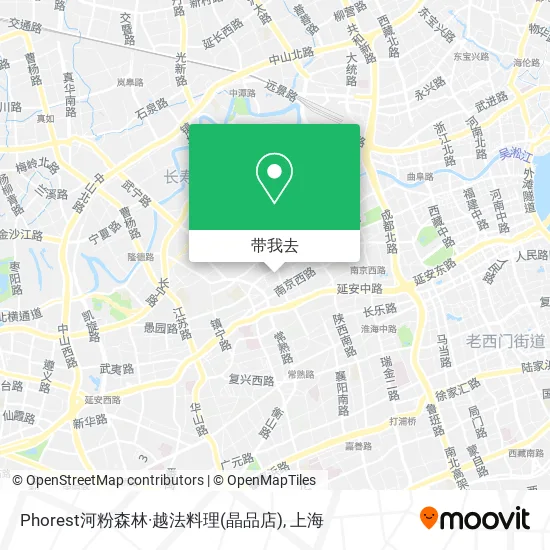 Phorest河粉森林·越法料理(晶品店)地图