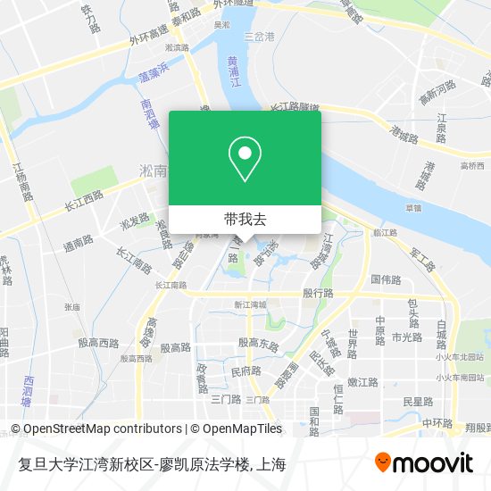 复旦大学江湾新校区-廖凯原法学楼地图