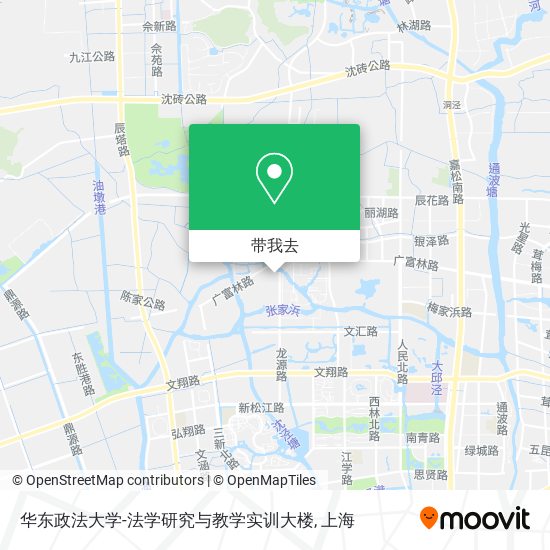 华东政法大学-法学研究与教学实训大楼地图
