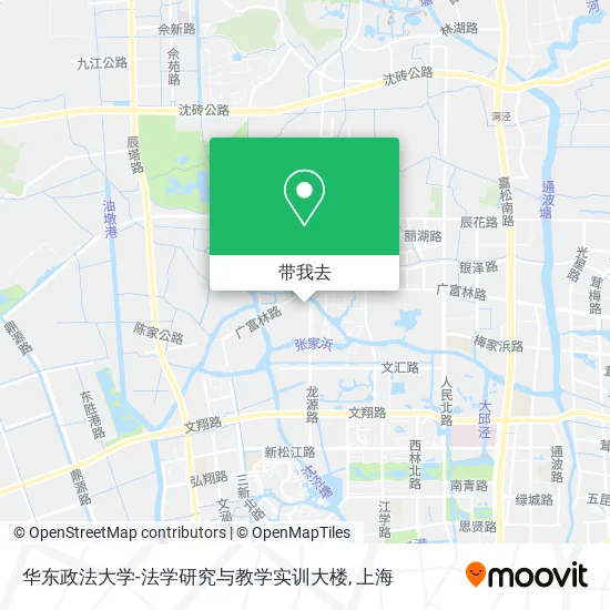 华东政法大学-法学研究与教学实训大楼地图