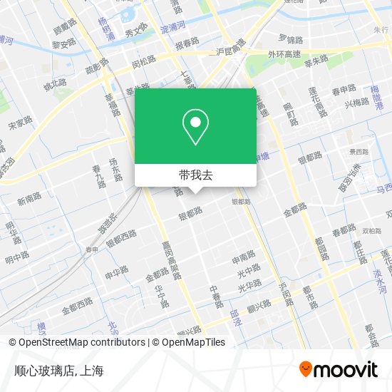 顺心玻璃店地图