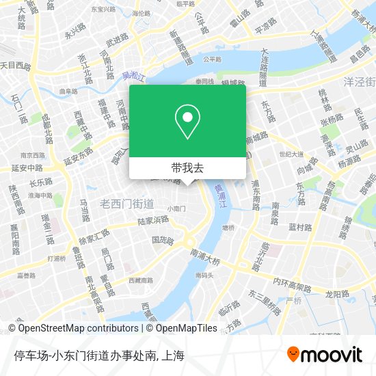 停车场-小东门街道办事处南地图