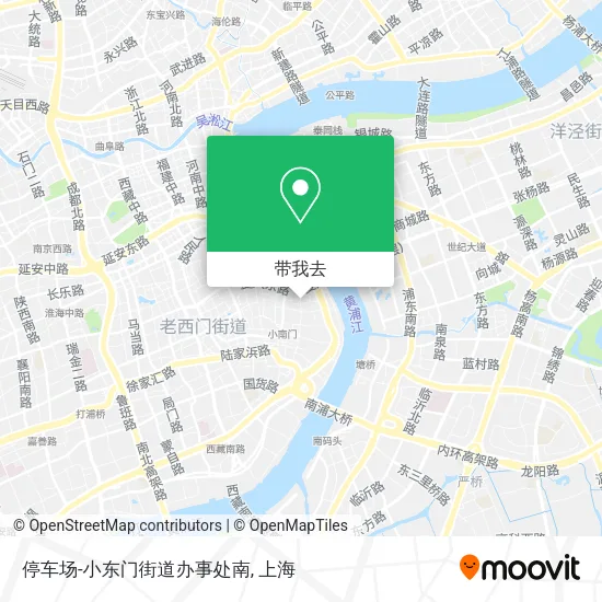 停车场-小东门街道办事处南地图