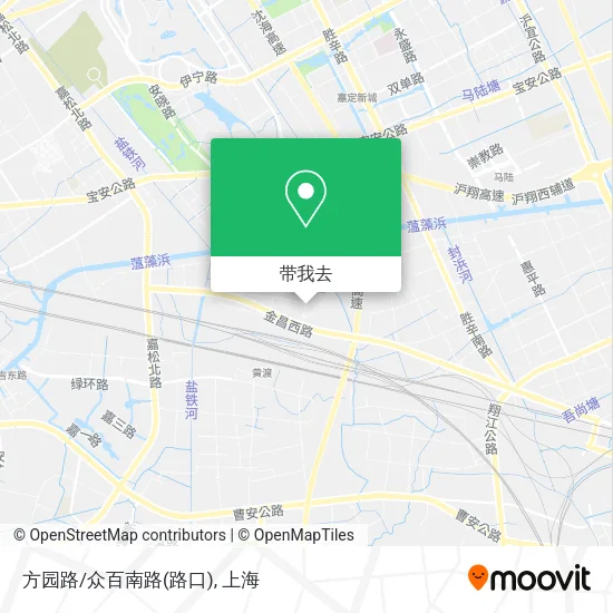 方园路/众百南路(路口)地图