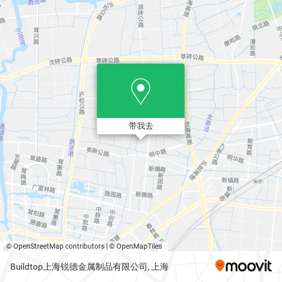 Buildtop上海锐德金属制品有限公司地图