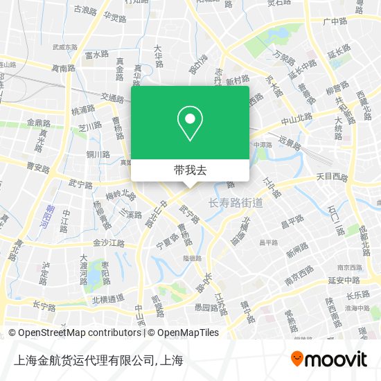 上海金航货运代理有限公司地图