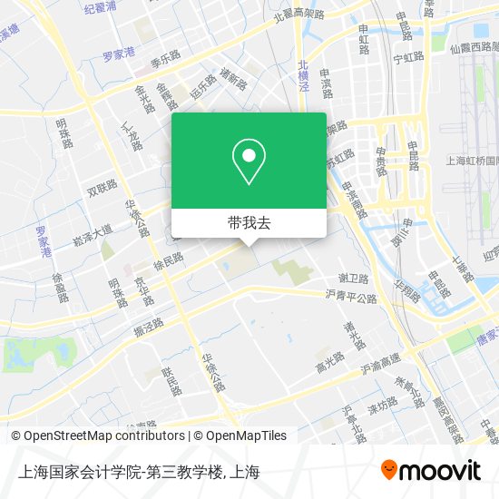 上海国家会计学院-第三教学楼地图
