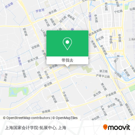 上海国家会计学院-拓展中心地图