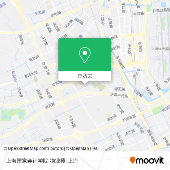 上海国家会计学院-物业楼地图