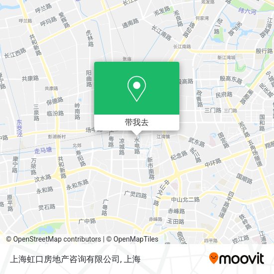 上海虹口房地产咨询有限公司地图