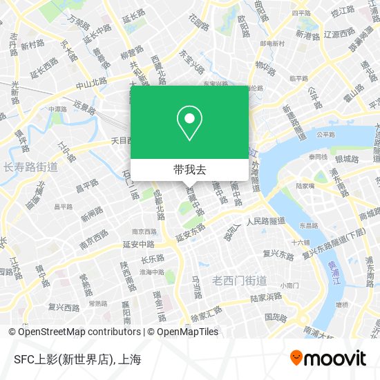 SFC上影(新世界店)地图