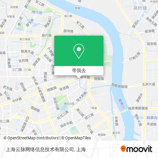 上海云脉网络信息技术有限公司地图