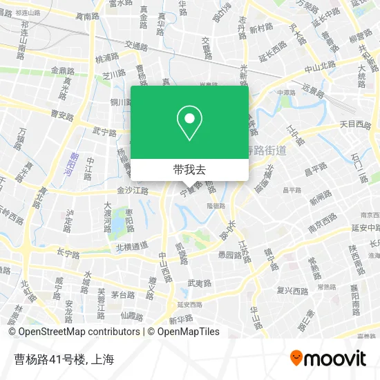 曹杨路41号楼地图