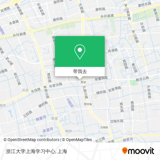 浙江大学上海学习中心地图