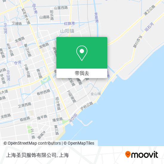 上海圣贝服饰有限公司地图