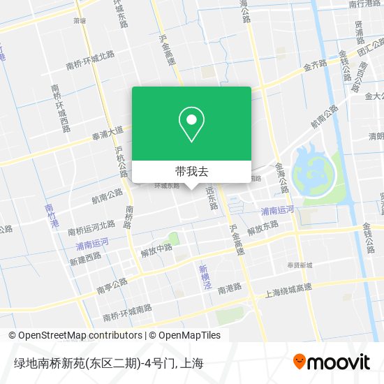 绿地南桥新苑(东区二期)-4号门地图