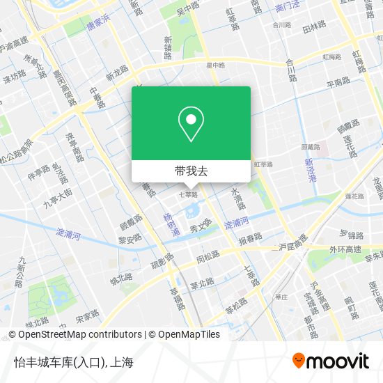 怡丰城车库(入口)地图