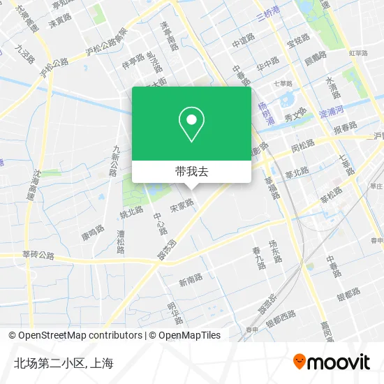北场第二小区地图