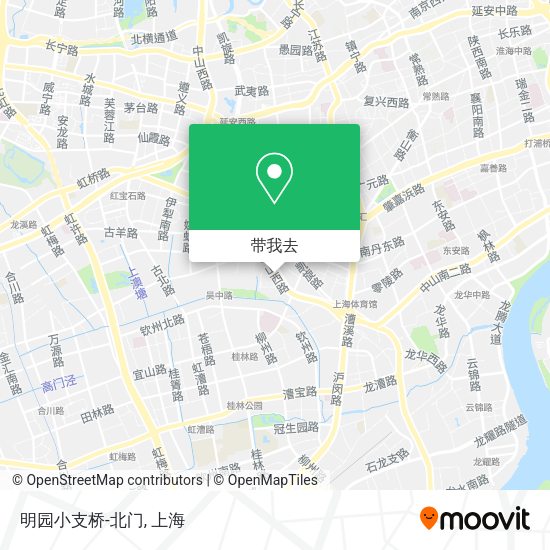 明园小支桥-北门地图
