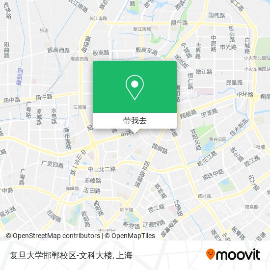 复旦大学邯郸校区-文科大楼地图