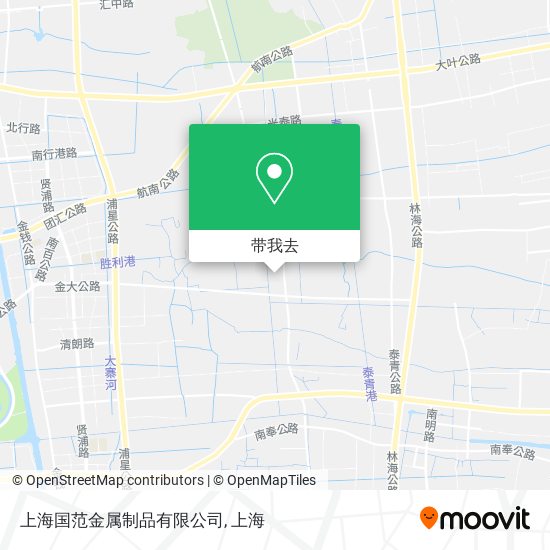 上海国范金属制品有限公司地图