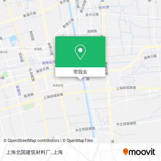 上海北国建筑材料厂地图
