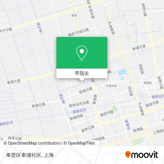 奉贤区奉浦社区地图