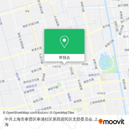 中共上海市奉贤区奉浦社区第四居民区支部委员会地图