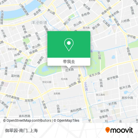 御翠园-南门地图