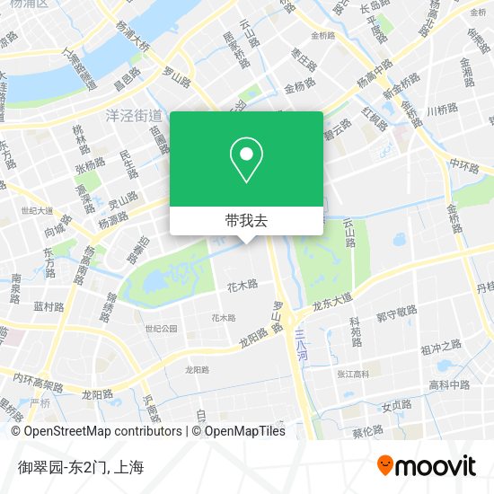 御翠园-东2门地图