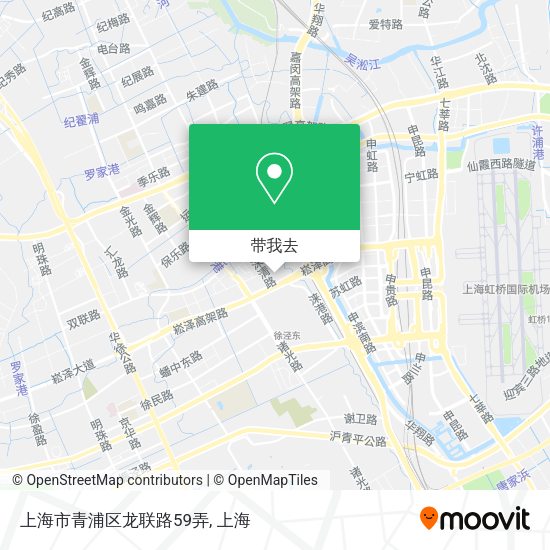 上海市青浦区龙联路59弄地图
