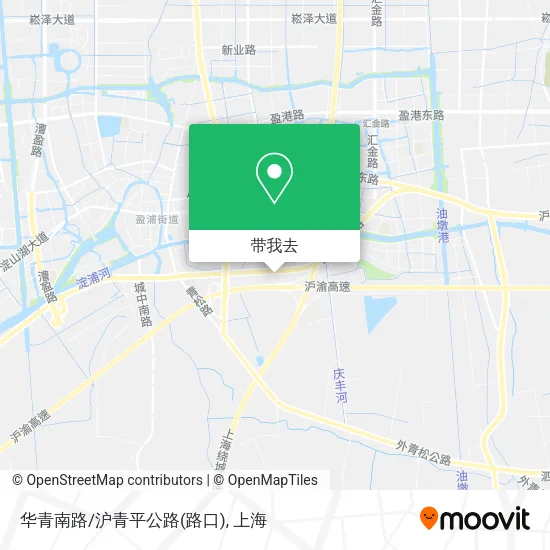 华青南路/沪青平公路(路口)地图