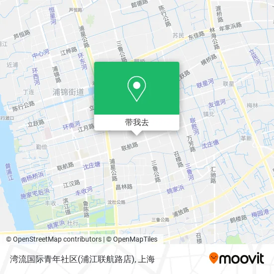 湾流国际青年社区(浦江联航路店)地图