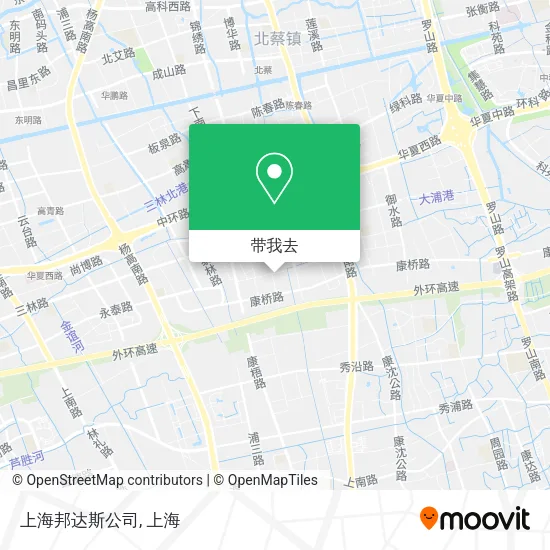上海邦达斯公司地图
