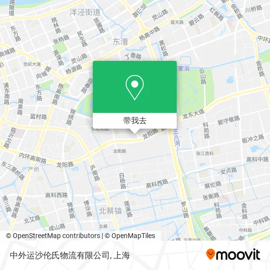 中外运沙伦氏物流有限公司地图