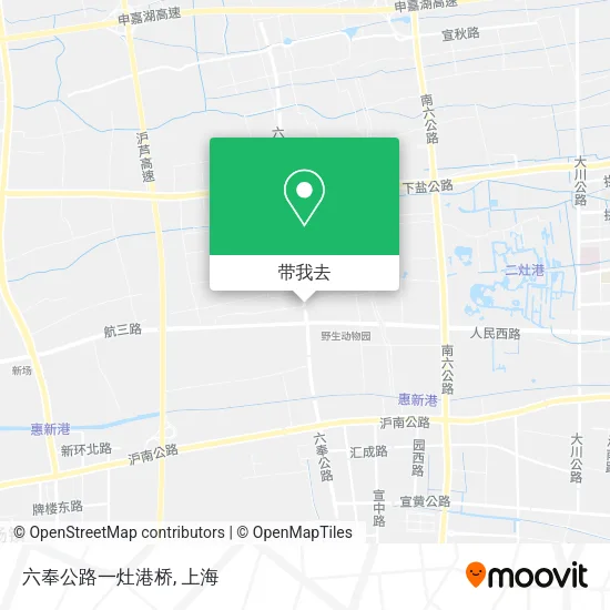 六奉公路一灶港桥地图