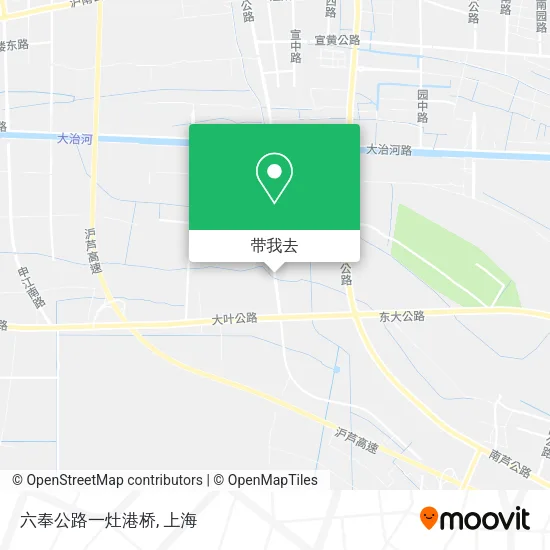 六奉公路一灶港桥地图