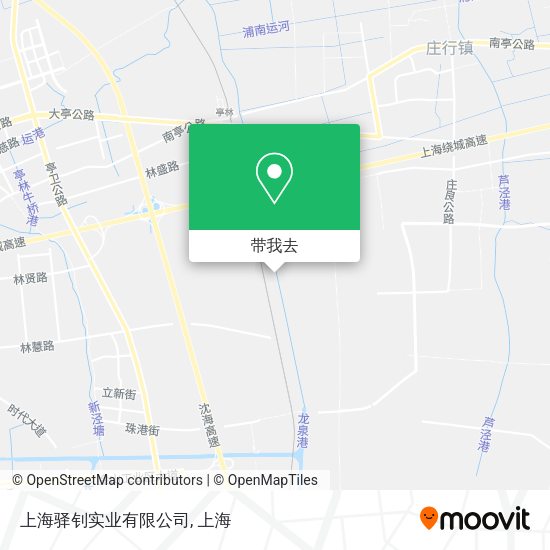 上海驿钊实业有限公司地图